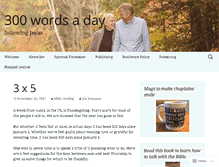 Tablet Screenshot of 300wordsaday.com